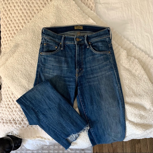 Mother Jeans Insider Crop Step Fray - Good Condition! Size 24 - Picture 6 of 11